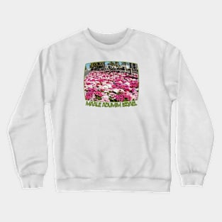 Israel, Maale Adumim. Flowers Crewneck Sweatshirt